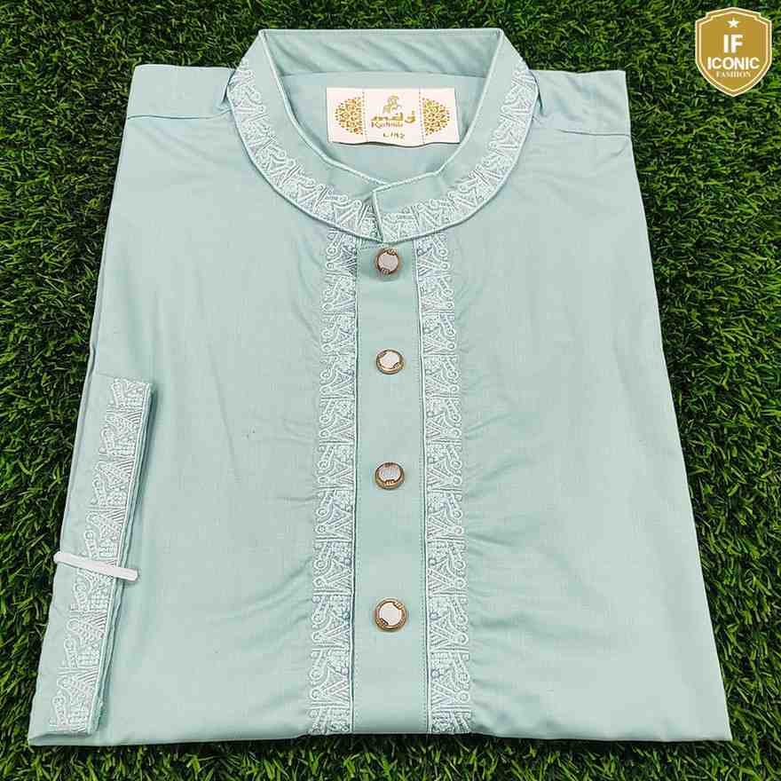 Mint Green Pakistani Peshwari Cotton  thumbnailImage