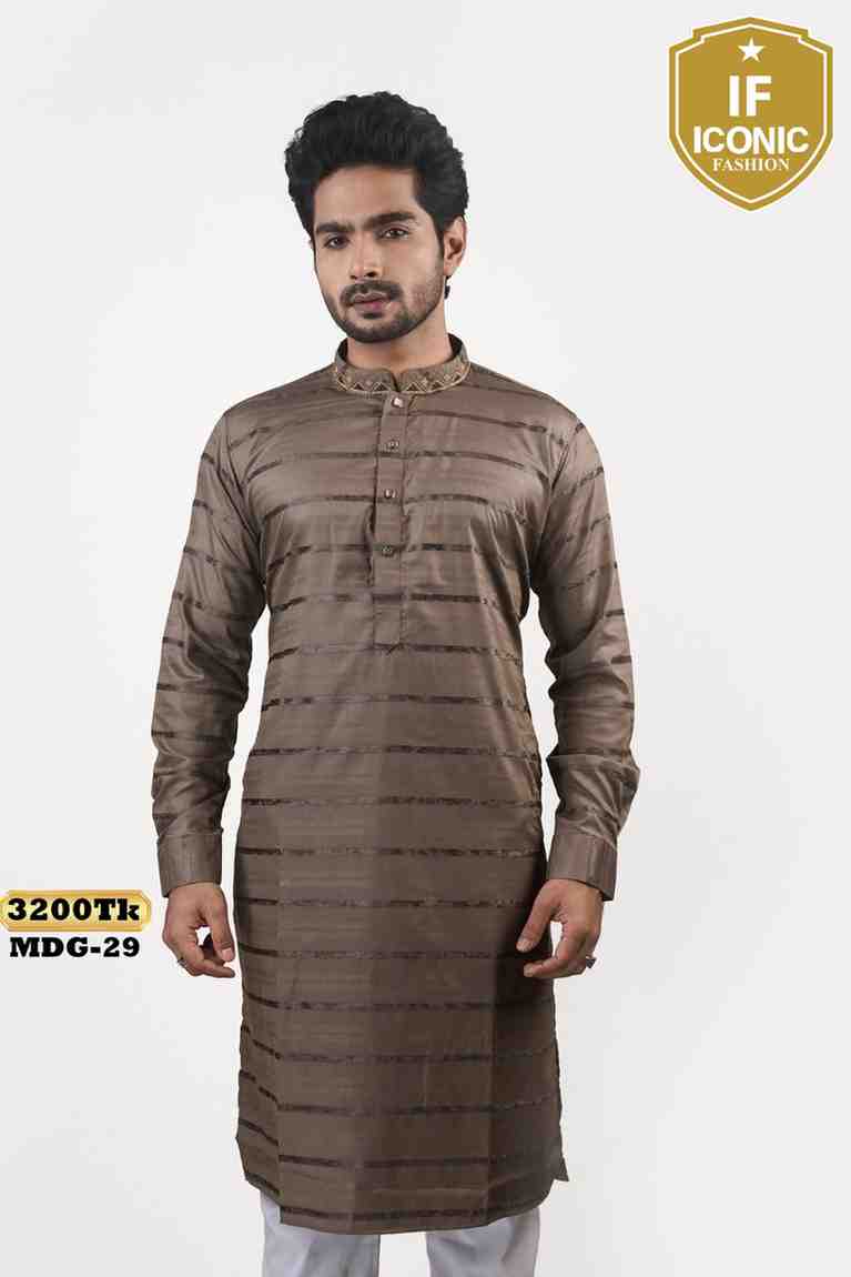 Men's Premium Striped Panjabi