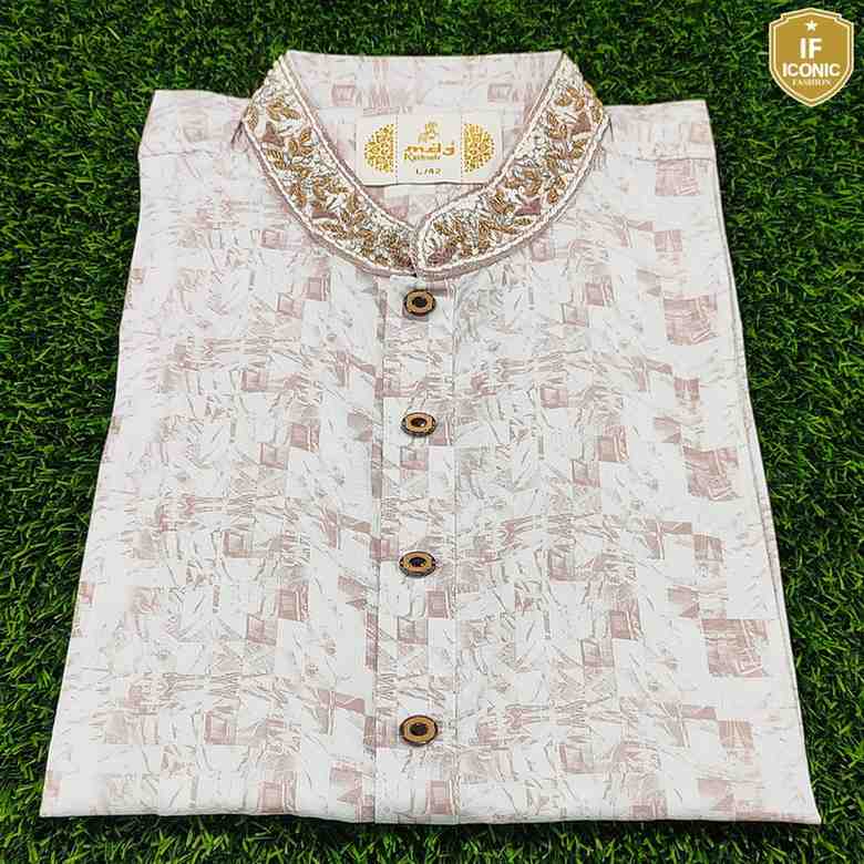 Cotton Print Karchupi Panjabi thumbnailImage