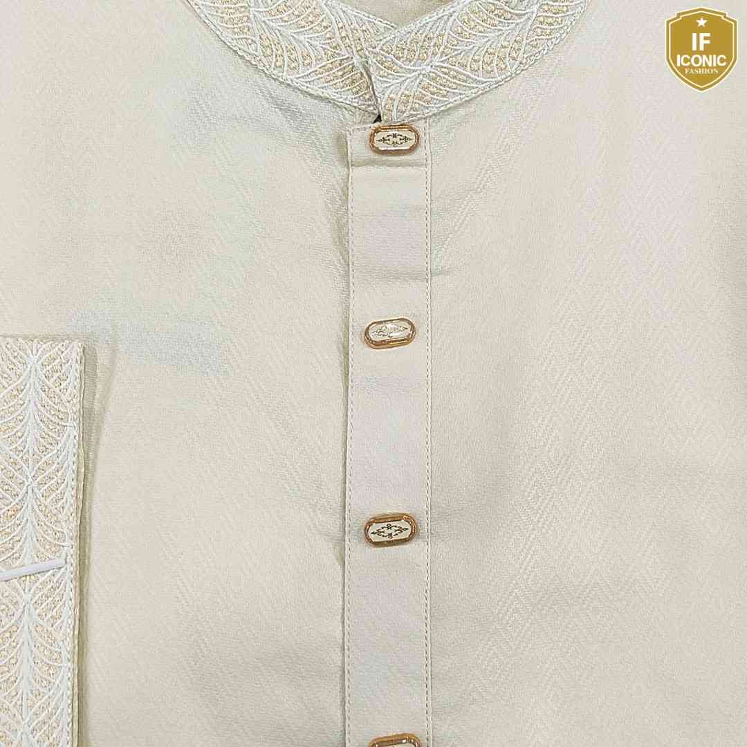 Pure Cotton Madrasi Panjabi for Men backViewImage